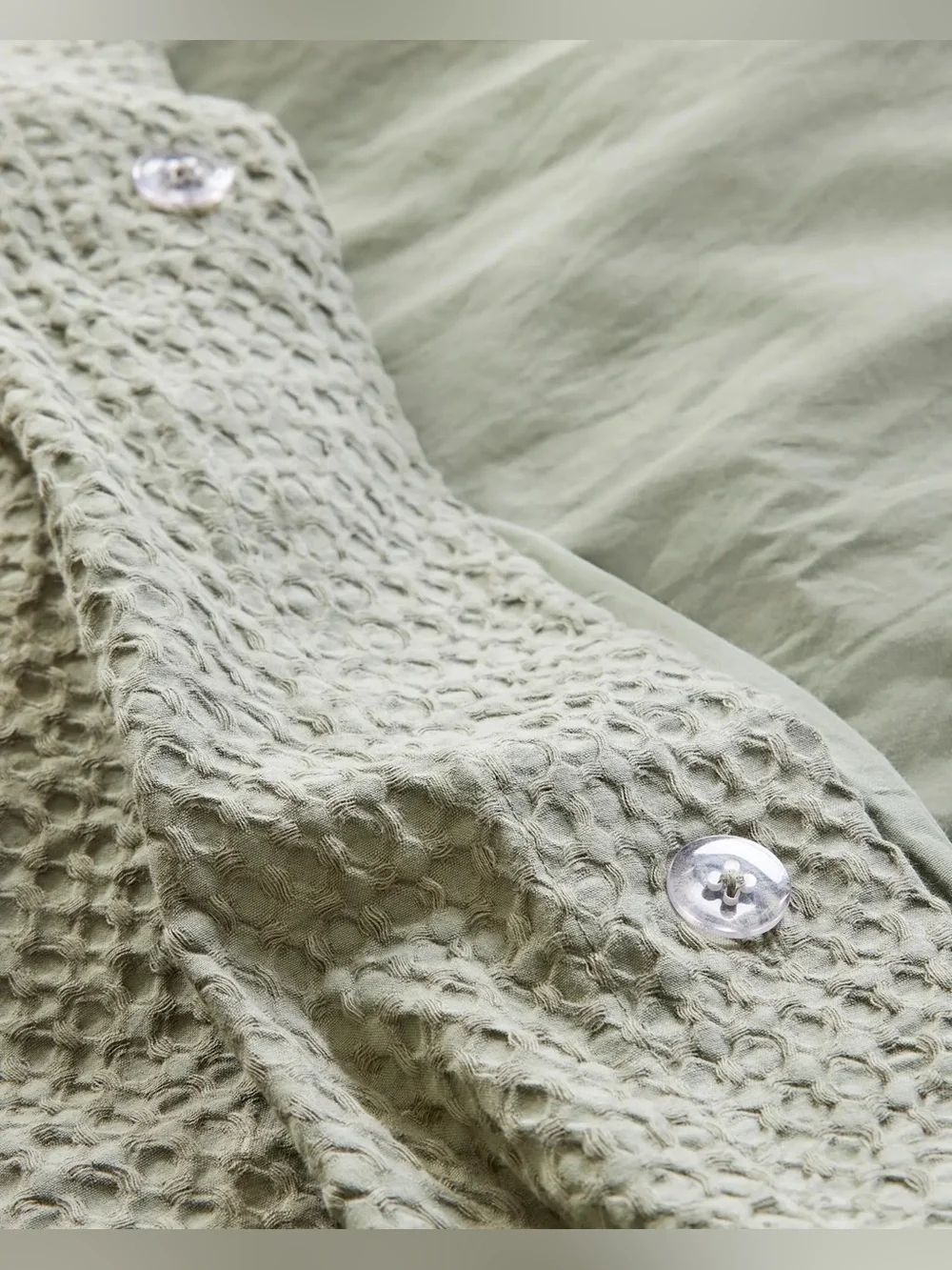 Organic Luxe Honeycomb Duvet Cover